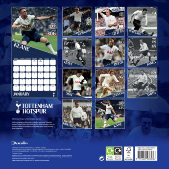 Tottenham Hotspur kalendář Legends Square 2026