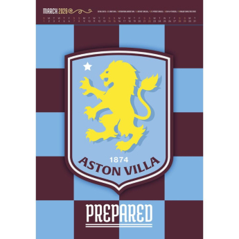 Aston Villa kalendář Deluxe 2026
