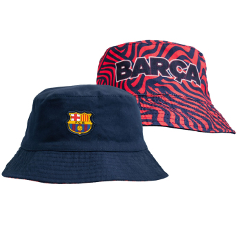 FC Barcelona klobouk reversible navy and red