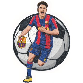 FC Barcelona dřevěné puzzle Gavi 270 pcs