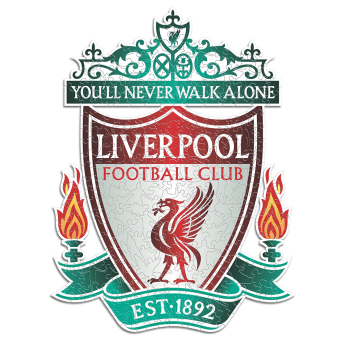 FC Liverpool dřevěné puzzle Crest 500 pcs