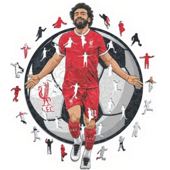 FC Liverpool dřevěné puzzle Mo Salah 500 pcs