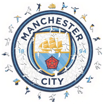 Manchester City dřevěné puzzle Crest 270 pcs