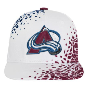 Colorado Avalanche dětská čepice flat kšiltovka New Edge Flatbrim Snapback