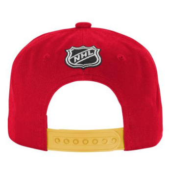 Calgary Flames dětská čepice flat kšiltovka Essentials Flatbrim Snapback