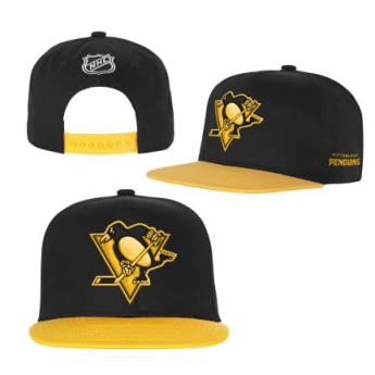 Pittsburgh Penguins dětská čepice flat kšiltovka Essentials Flatbrim Snapback