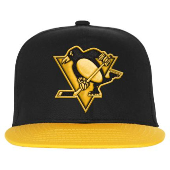Pittsburgh Penguins dětská čepice flat kšiltovka Essentials Flatbrim Snapback