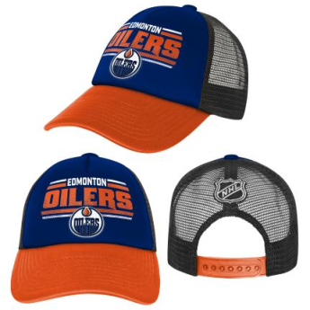 Edmonton Oilers dětská čepice flat kšiltovka Essentials Snapback Trucker