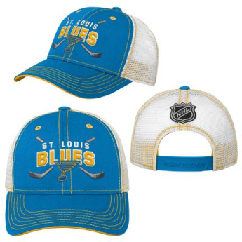 St. Louis Blues dětská čepice baseballová kšiltovka Lockup Meshback Adj.