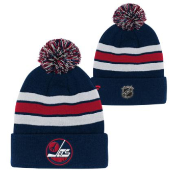 Winnipeg Jets dětská zimní čepice Cuffed Beanie With Pom