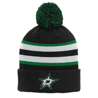 Dallas Stars dětská zimní čepice Cuffed Beanie With Pom
