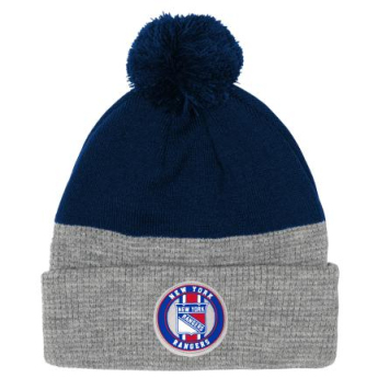 New York Rangers dětská zimní čepice Draft Cuffed Beanie With Pom