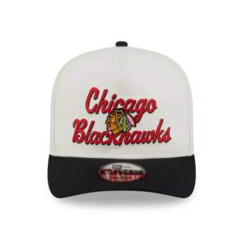 Chicago Blackhawks čepice baseballová kšiltovka New Era 950AF Chainstitch white