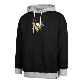 Pittsburgh Penguins pánská mikina s kapucí 47 Patch Drop Shoulder Hood black