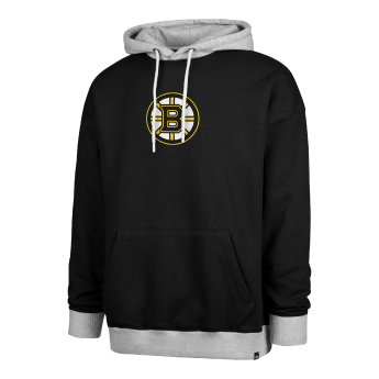 Boston Bruins pánská mikina s kapucí 47 Patch Drop Shoulder Hood black