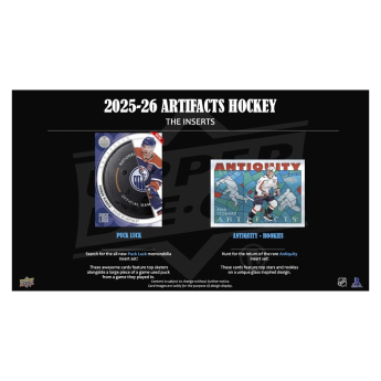NHL boxy hokejové karty NHL 2025-26 Upper Deck Artifacts Hockey Hobby Box