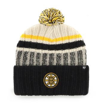 Boston Bruins zimní čepice Long Range 47 Cuff Knit Natural