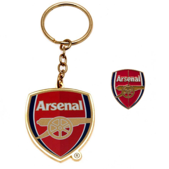 FC Arsenal klíčenka a odznáček design set