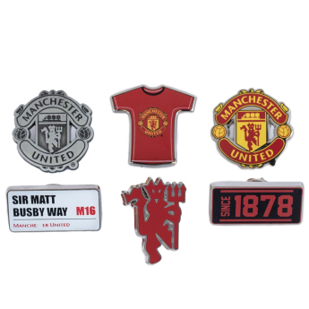 Manchester United set odznáčků 6pc