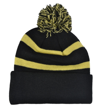 FC Arsenal zimní čepice Bobble Stripe gold