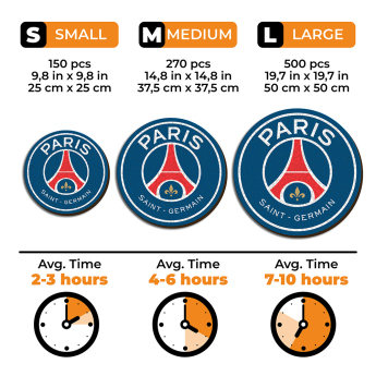 Paris Saint Germain dřevěné puzzle Crest 270 pcs