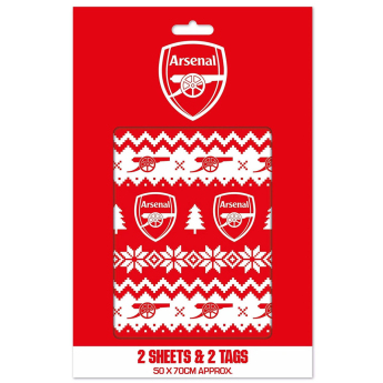 FC Arsenal balící papír Christmas 2 pcs