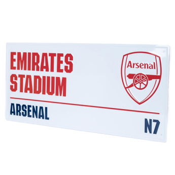 FC Arsenal cedule na zeď White Street