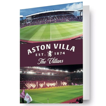Aston Villa narozeninové přání 3D Lenticular