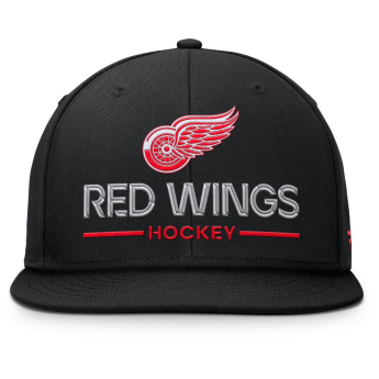 Detroit Red Wings čepice flat kšiltovka Authentic Pro A/Cap Flat Brim Square Visor Structured Adjustable
