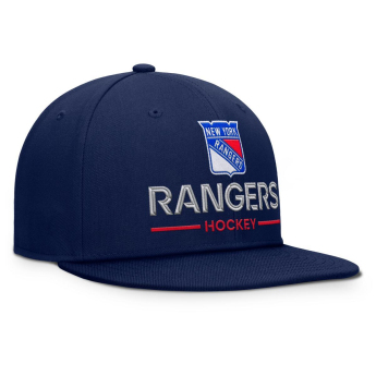 New York Rangers čepice flat kšiltovka Authentic Pro A/Cap Flat Brim Square Visor Structured Adjustable