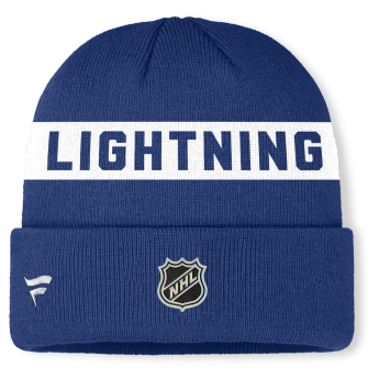 Tampa Bay Lightning zimní čepice Authentic Pro A/Cap Cuffed inscription