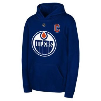 Edmonton Oilers dětská mikina s kapucí Connor McDavid Flat Captains N&N Flc Hood