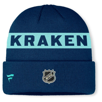 Seattle Kraken zimní čepice Authentic Pro A/Cap Cuffed inscription