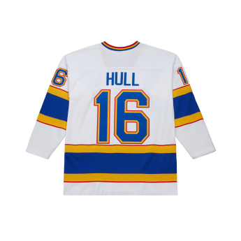 St. Louis Blues hokejový dres Brett Hull 1990 NHL White Jersey