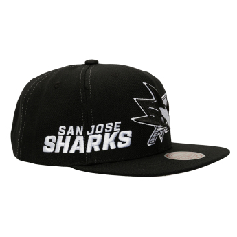 San Jose Sharks čepice flat kšiltovka Trifecta Snapback black