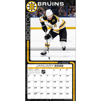Boston Bruins kalendář 2026 Wall