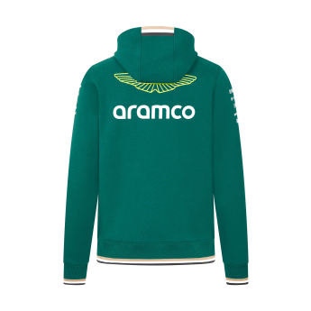 Aston Martin dětská mikina s kapucí green F1 Team 2024