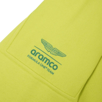 Aston Martin pánská mikina Patch Alonso Kimoa yellow F1 Team 2025