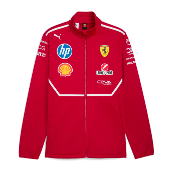 Ferrari pánská bunda softshell official Teamline Replica F1 Team 2025