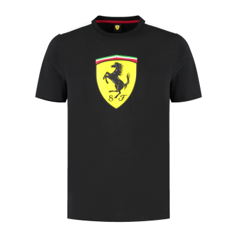 Ferrari pánské tričko Shield black F1 Team 2025