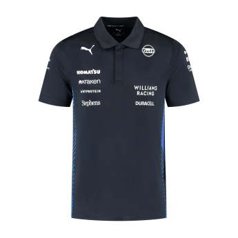 Williams Martini Racing pánské polo tričko official Teamline Replica black F1 Team 2025