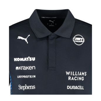 Williams Martini Racing pánské polo tričko official Teamline Replica black F1 Team 2025
