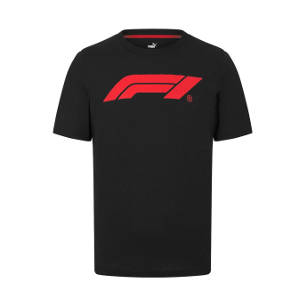 Koszulka T-shirt męska Logo czarna Formula 1 2025