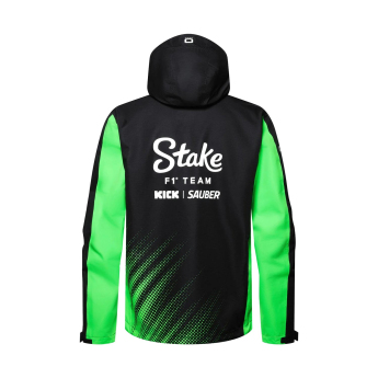 Stake Kick Sauber pánská bunda s kapucí Rain official Teamline Replica F1 Team 2025