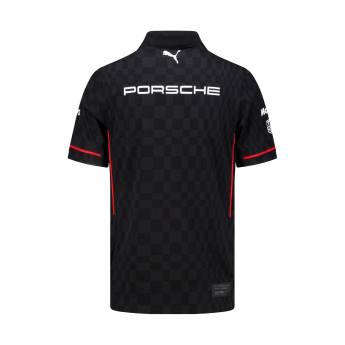 Porsche Motorsport pánské polo tričko official Teamline Replica black 2025