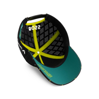 Aston Martin čepice baseballová kšiltovka Stroll black F1 Team 2025