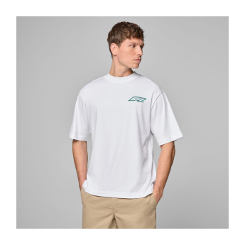 Formule 1 pánské tričko Legacy Graphic white F1 Team 2025