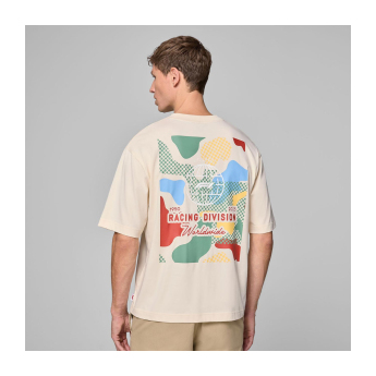 Formule 1 pánské tričko Camo Graphic beige F1 Team 2025