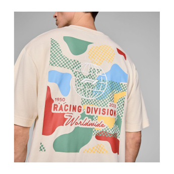 Formule 1 pánské tričko Camo Graphic beige F1 Team 2025