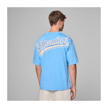Formule 1 pánské tričko Heritage Logo blue F1 Team 2025